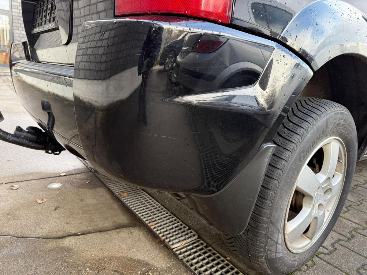 Hyundai Tucson JM original Sto&szlig;stange Sto&szlig;f&auml;nger hinten EB Ebony Black BJ06